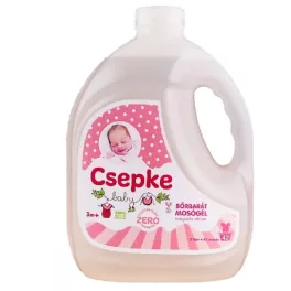 Csepke Baby bőrbarát mosógél babapúder illattal 3m+ 4000 ml - bio és natúr tisztítószerek