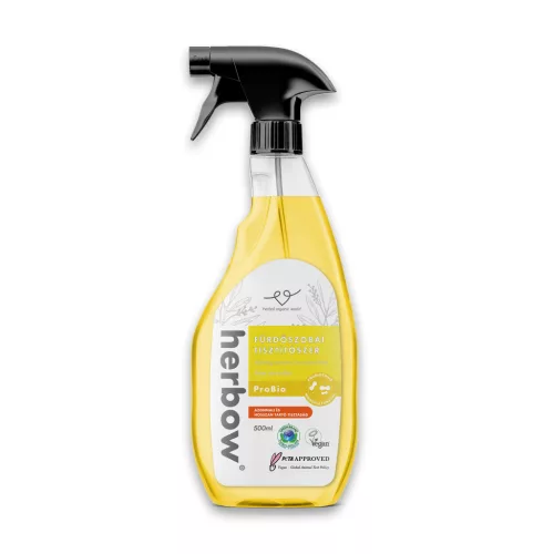 Herbow fürdőszobai tisztító probiotikus spray friss citrus illattal 500 ml
