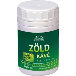 Vita crystal zöld kávé kapszula 100 db - bio és vegán étrendkiegészítők