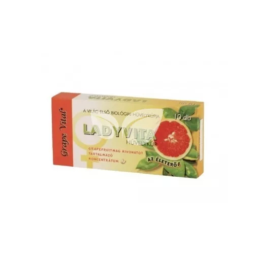 Grape vital ladyvita hüvelykúp 10x2gr 1 db - bio és vegán étrendkiegészítők