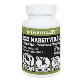   Javallat őszi margitvirág gyömbérrel és kasszia fahéjjal ékieg.gyógynövénykapszula 60db