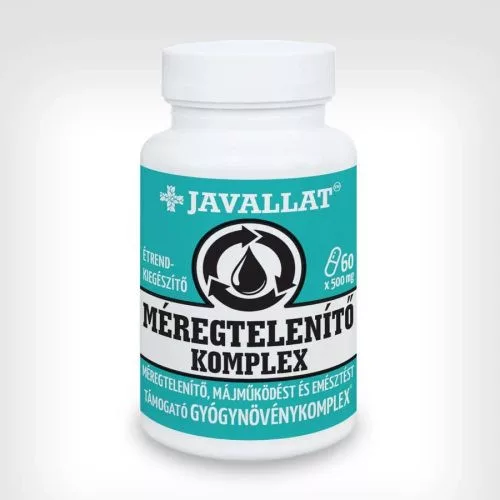 Javallat méregtelenítő komplex étrend-kiegészítő gyógynövénykomplex kapszula 60db