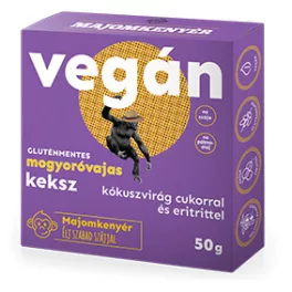 Majomkenyér mogyoróvajas vegán keksz 50 g - bio és új hullámos étkezés