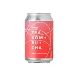 Steap tea kombucha hibiscus cin.clovers 330 ml drs