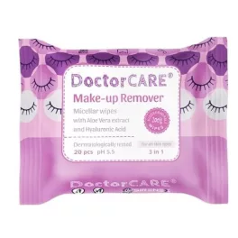 Doctor Care sminklemosó törlőkendő 100% biodegradable 20 db - bio és natúr kozmetikumok