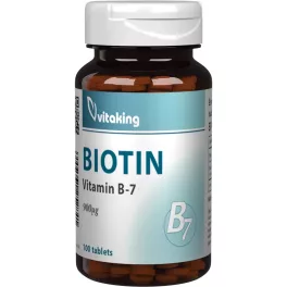 Vitaking biotin tabletta 100 db - bio és vegán étrendkiegészítők
