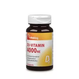 Vitaking d-4000 kapszula 90db - bio és vegán étrendkiegészítők