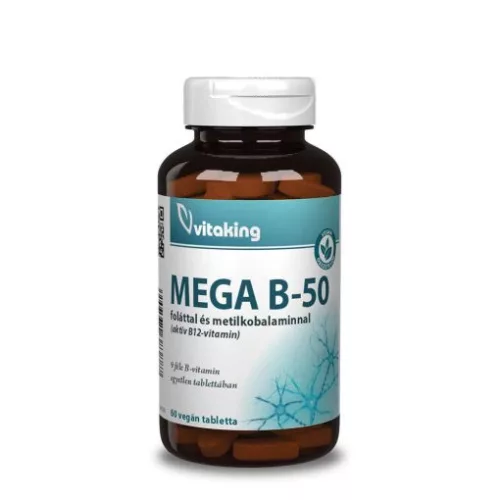 Vitaking b-50 vitamin tabletta 60 db