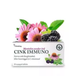 Vitaking cink immuno szopogató tabletta 30db