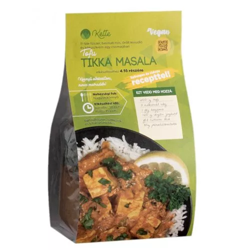 Kette tofu tikka masala basmati rizzsel 495 g - bio és új hullámos étkezés