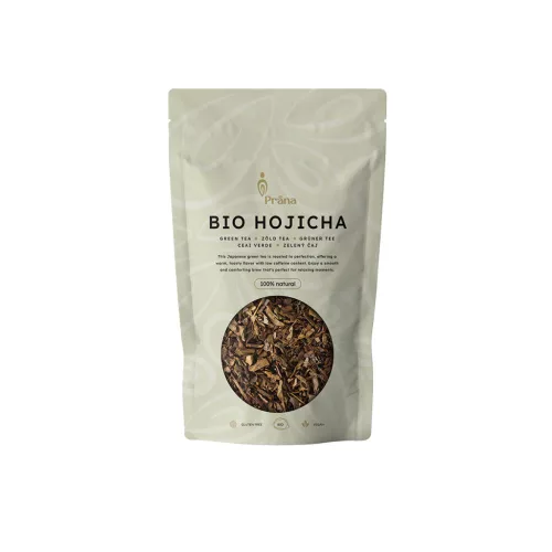 Prana bio hojicha japán pörkölt zöld tea 100 g