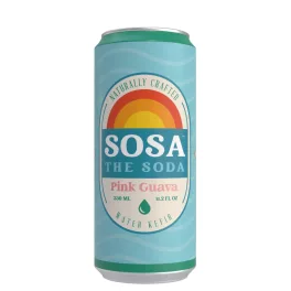 Sosa the soda vízi kefír pink guava 330 ml drs