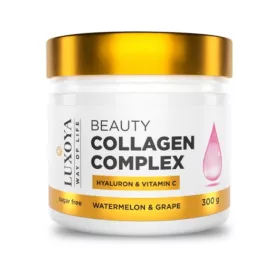   Luxoya Beauty Collagen Complex Hyaluron & Vitamin C 300g - Watermelon-Grape