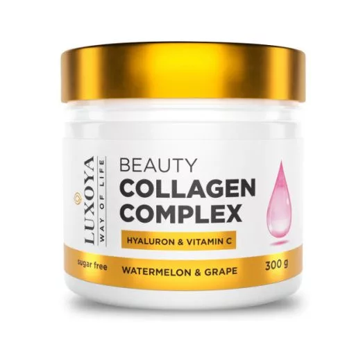Luxoya Beauty Collagen Complex Hyaluron & Vitamin C 300g - Watermelon-Grape