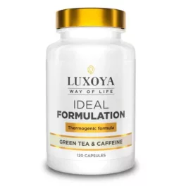 Luxoya Ideal Formulation Green tea & Caffeine - 120 capsules
