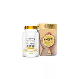 Luxoya C-1000 Vitamin Rosehip & Elderflower - 90 tablets