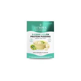   Luxoya 9-Fiber Vegan Protein Pudding Creamy And Tasty 45g - Kiwi-Banana Flavour