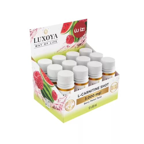Luxoya SHOT L-Carn Wmelon - Raspb 12x60ml