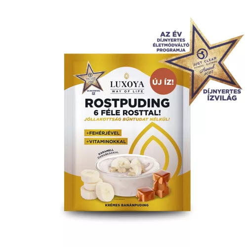 Luxoya Luxoya Fiber Rostpuding - Karamell-Banán 25g