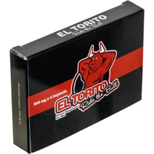 El torito férfi erő kapszula 500 mg 6 db