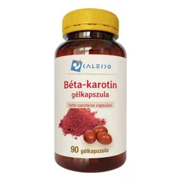 Caleido béta-karotin gélkapszula 90 db - bio és vegán étrendkiegészítők