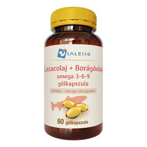 Caleido lazacolaj+borágóolaj omega 3-6-9 gélkapszula 60 db