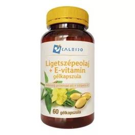 Caleido ligetszépeolaj+e-vitamin gélkapszula 60 db - bio és vegán étrendkiegészítők