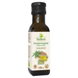 BioMenü bio kendermag olaj 100 ml - bio és új hullámos étkezés