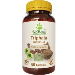 Biomenü bio triphala kapszula 60 db új termék, július közepétől raktáron - bio és vegán étrendkiegészítők