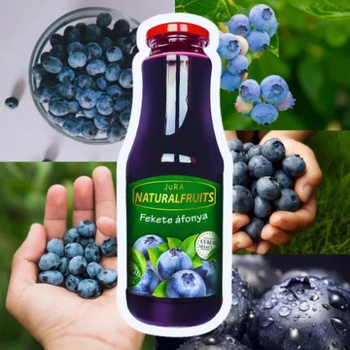 Jura fekete áfonyalé 100% cukormentes 1000 ml