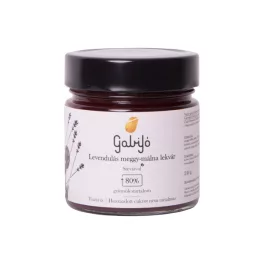 Gabijó levendulás meggy-málna lekvár 200g - bio és új hullámos étkezés