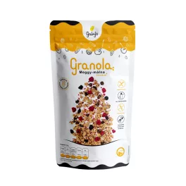 Gluténmentes gabiyo granola meggy-málna 275g - bio és új hullámos étkezés