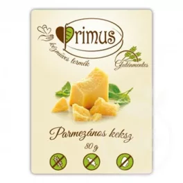 Primus gluténmentes parmezános keksz 80 g - bio és új hullámos étkezés