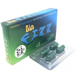Gin fizz - növényi kivonatokat tartalmazó étrend-kiegészítő (4db) - bio és natúr intim együttléthez
