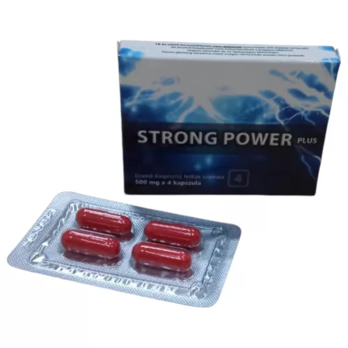 Strong Power extra - étrendkiegészítő kapszula férfiaknak (4db)