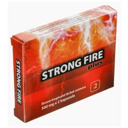 Strong fire plus - étrendkiegészítő kapszula férfiaknak (2db) - bio és natúr intim együttléthez