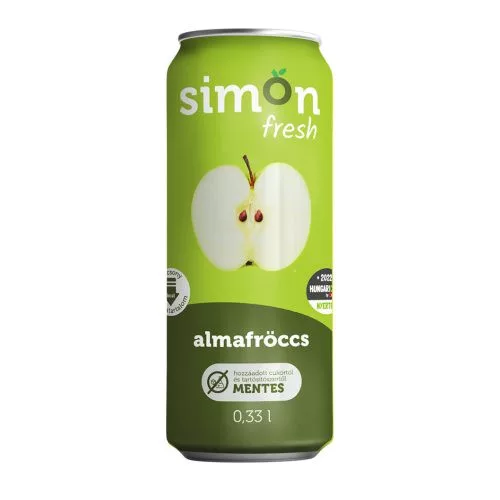 Simon gyümölcs fresh almafröccs szénsavas üditőital 330 ml