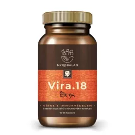  Myrobalan vira.18 immunerősítő és vírusvédelem gyógynövény-komplex vegán kapszula 60 db