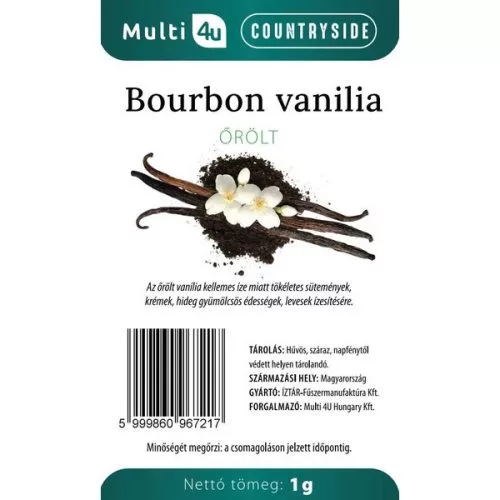 Multi 4u countryside bourbon vanília őrölt 1 g