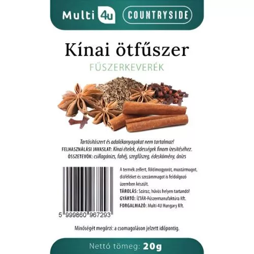 Multi 4u countryside kínai ötfűszerkeverék 20 g