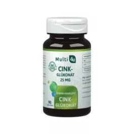 Multi 4u cink-glükonát 25mg vegán tabletta 90 db