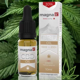 Magna G&T 20% CBD kendermagolajban 10 ml - bio és natúr kozmetikumok