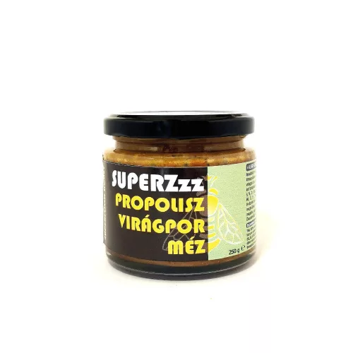 Superzzz propolisz, virágpor, méz 250g - bio és új hullámos étkezés