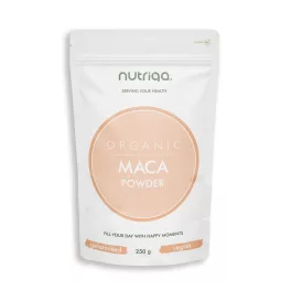 Bio nutriqa organic macagyökér por, zselatinizált 250g