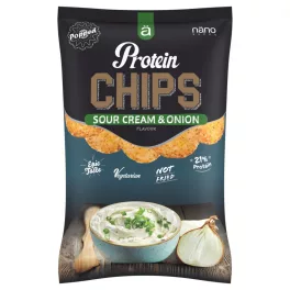 Näno Supps protein chips sour cream-onion 40 g - bio és új hullámos étkezés