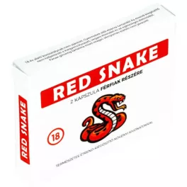 Red snake - étrendkiegészítő kapszula férfiaknak (2db) - bio és natúr intim együttléthez