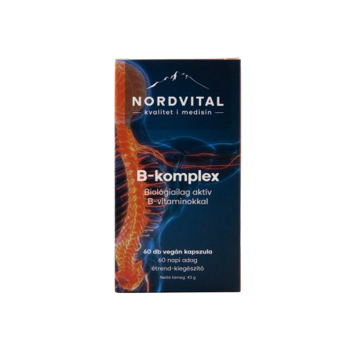 Nordvital b-komplex vegán kapszula 60 db