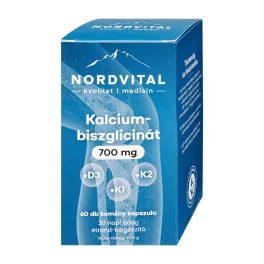 Nordvital kalcium-biszglicinát 75mg kapszula 60 db