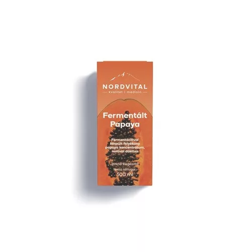 Nordvital fermentált papaya koncentrátum+noni 500 ml
