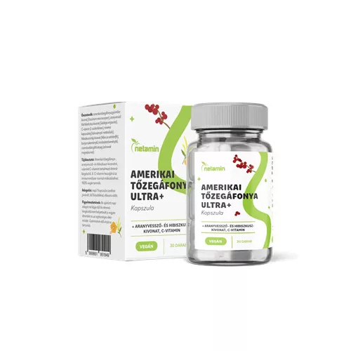 Netamin amerikai tőzegáfonya ultra+ kapszula 30 db